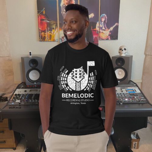 BeMelodic Brand Distressed T-Shirt Unisex T-Shirts - BeMelodic Swag Shop 13